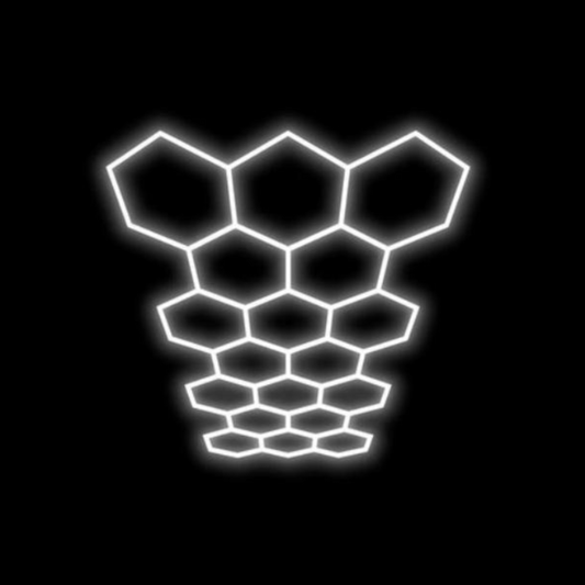 Hexagon Lighting 18 Grid System - Regular
