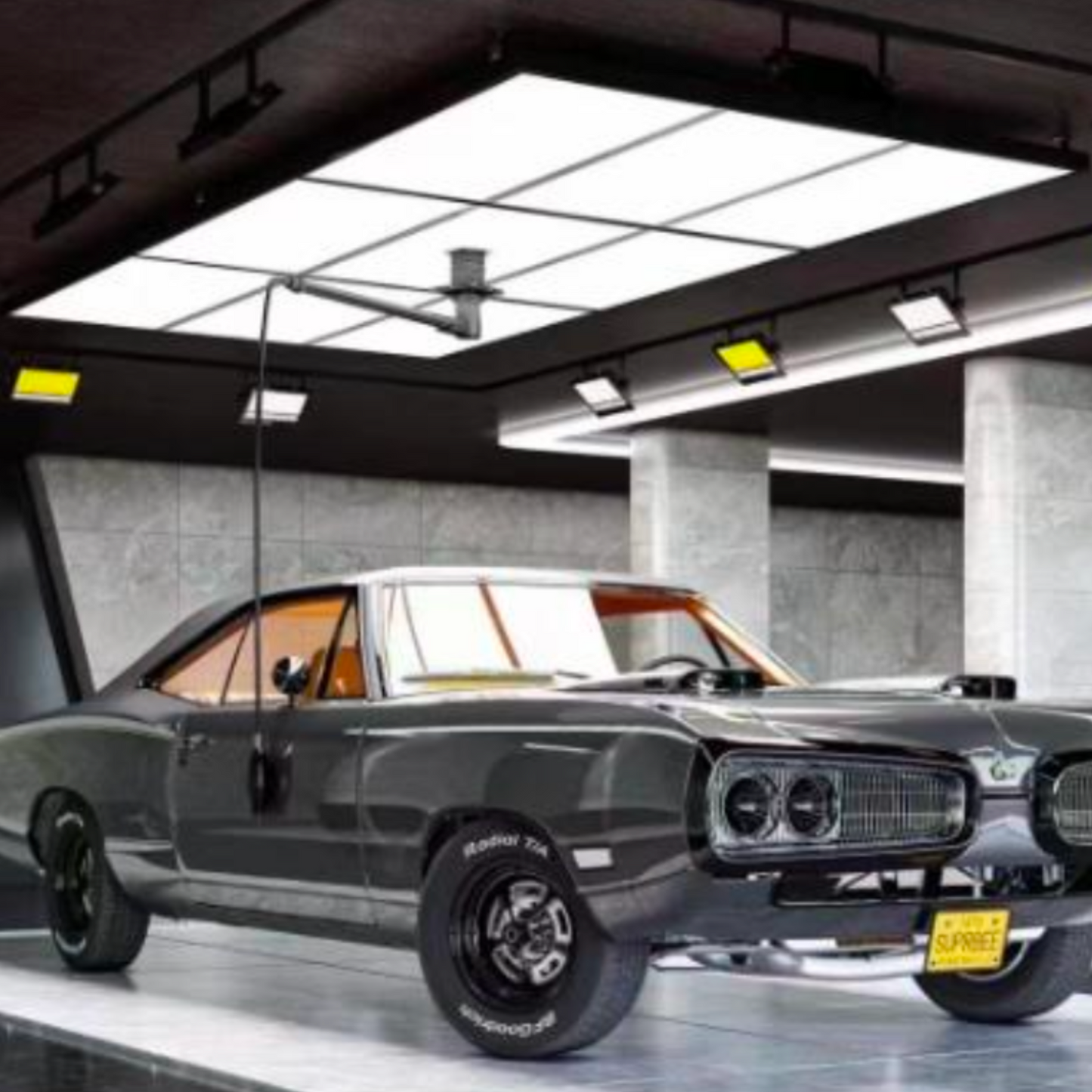 9-Grid Automotive Workshop Light (Flood Light)