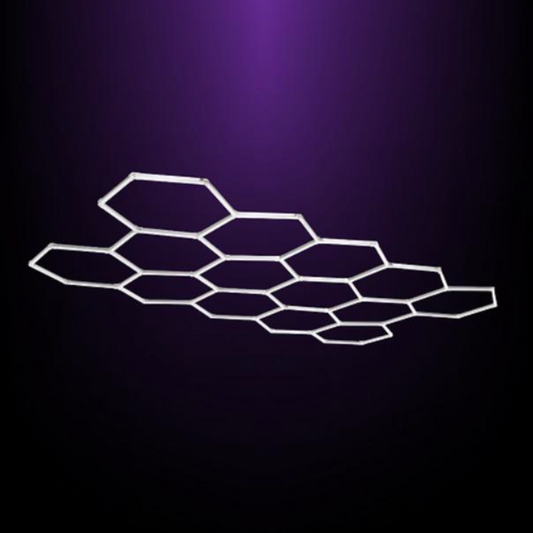 Hexagon LED Lighting 14 GRID Frameless