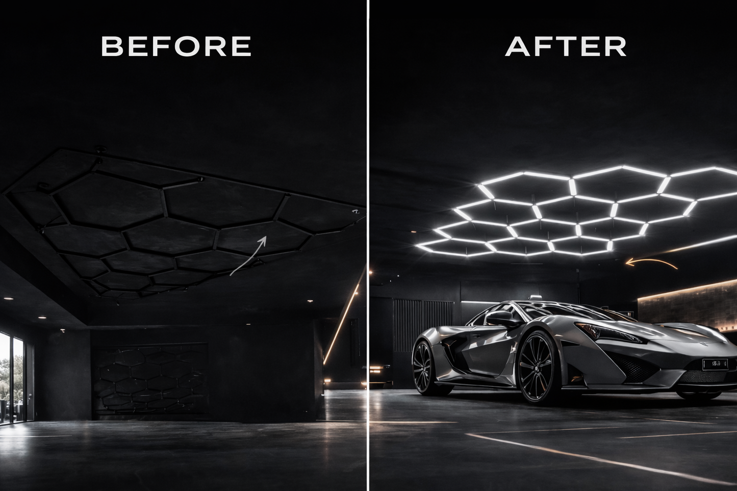 Custom Blacked Out Hexagrid