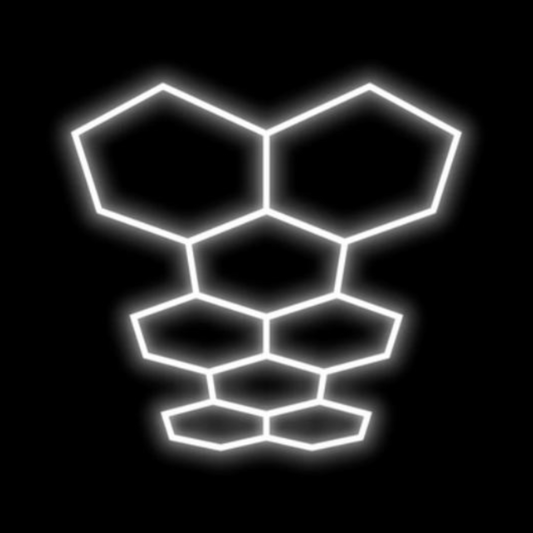 Hexagon Lighting 8 Grid Long System - Regular