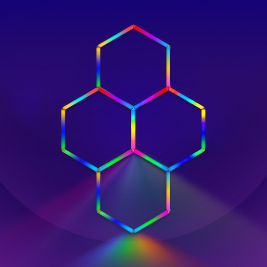4 Hex RGB LED HEAXGRID LED LIGHTING SYSTEM