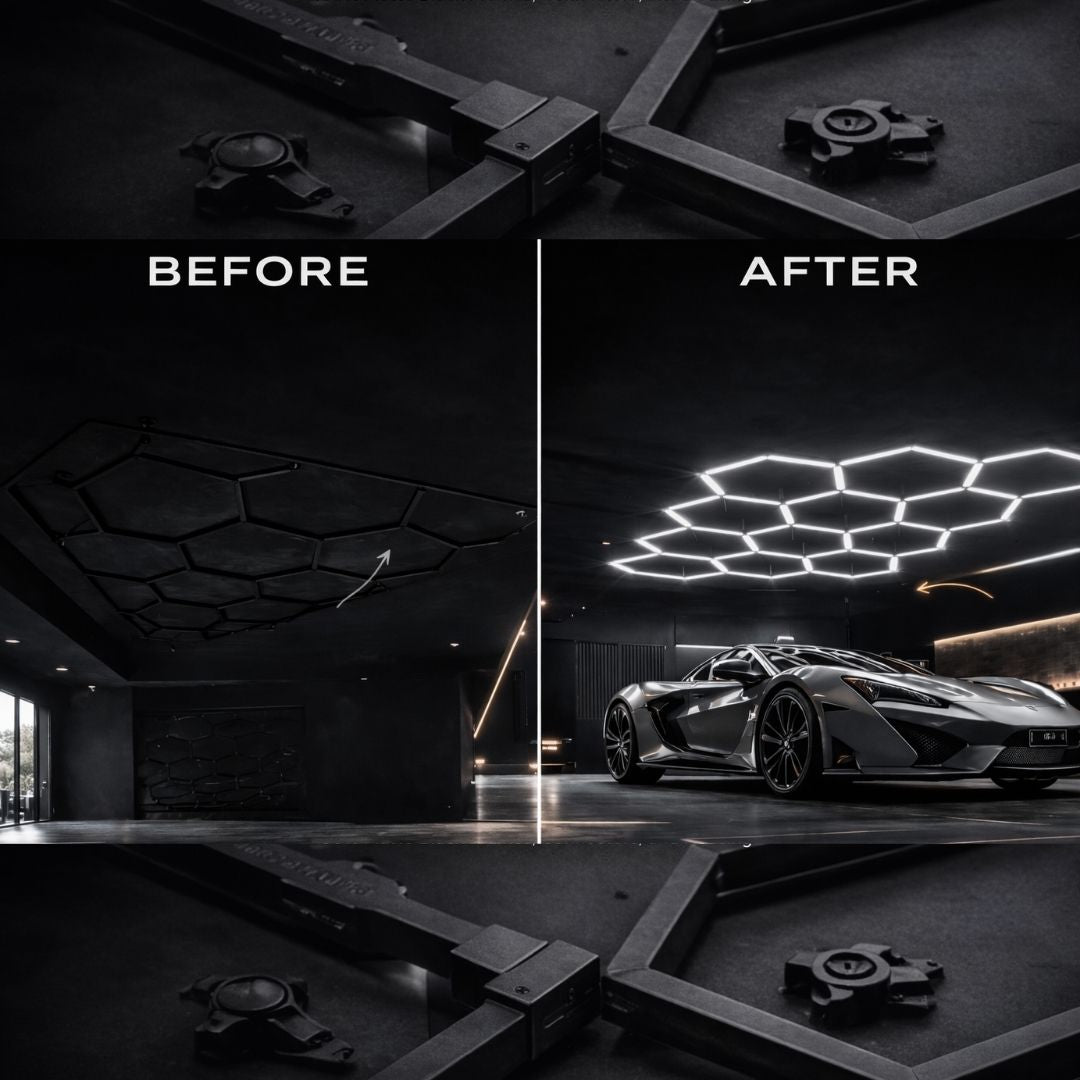 Custom Blacked Out Hexagrid