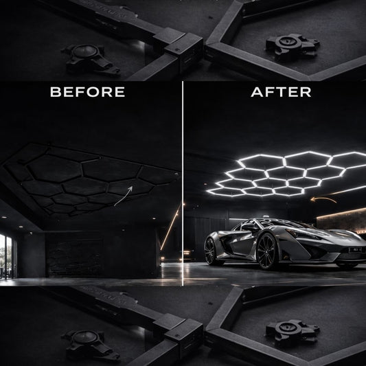 Custom Blacked Out Hexagrid