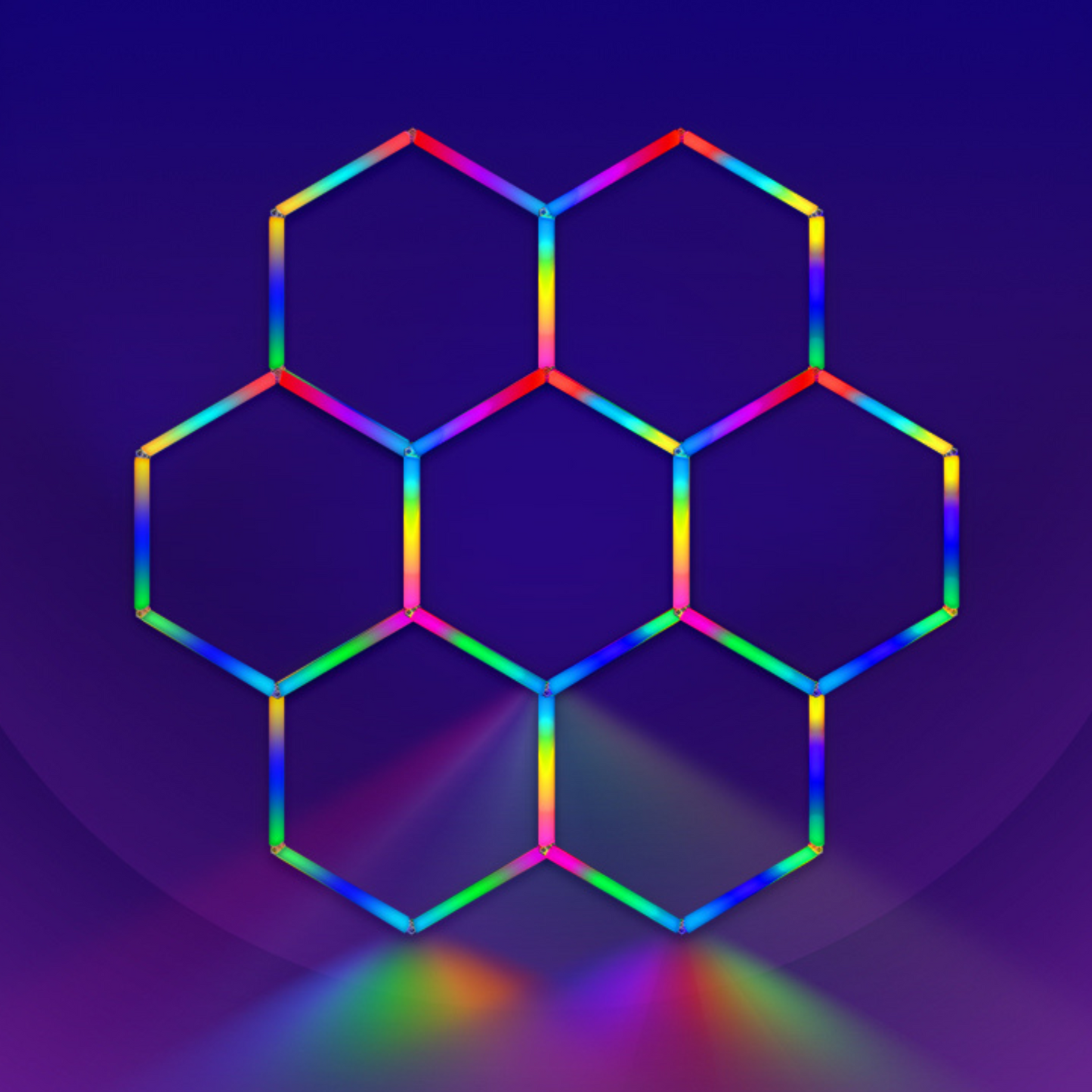 7 Circle Hex RGB Hexagrid Led Lighting System