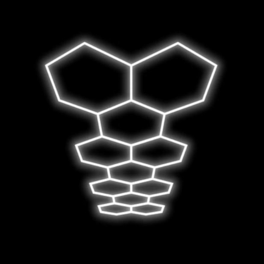 Hexagon Lighting 11 Grid  Long System - Regular