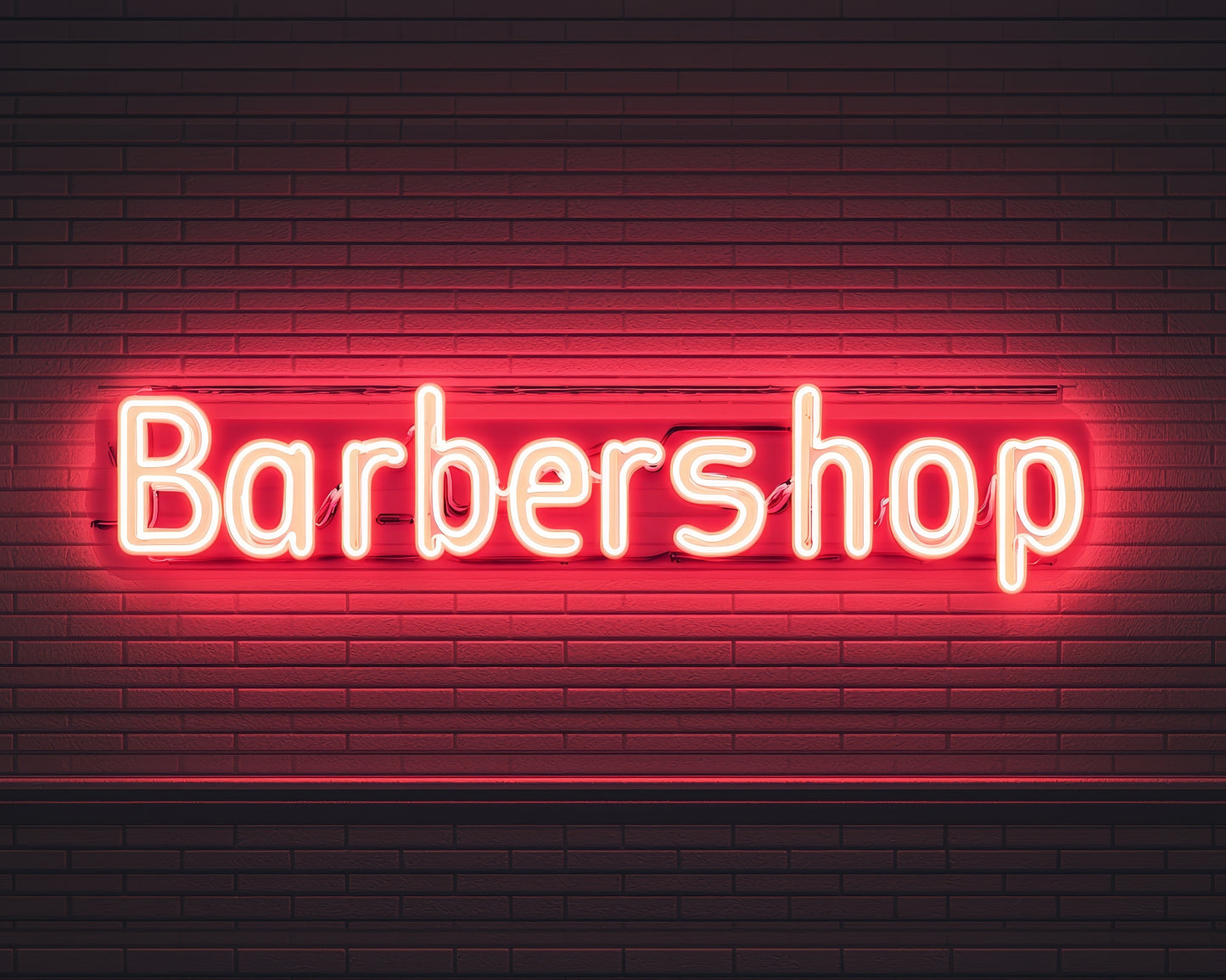 Barbershop Neon Sign (Customizable)