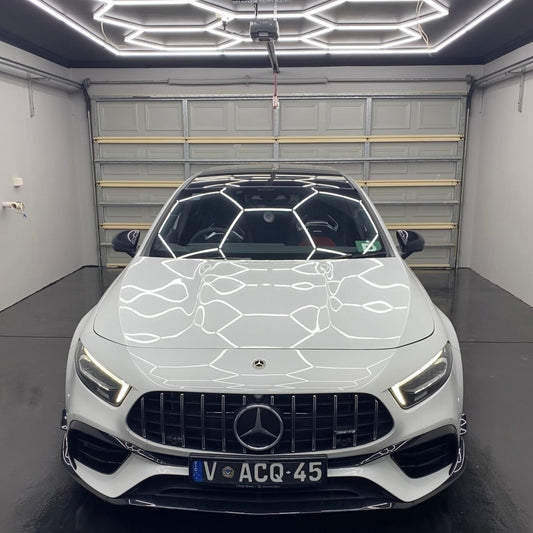 5 PACK HEXAGRID LED LIGHTING SYSTEM WITH BORDER -THE FIT OUT LAB